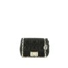 Dior Miss Dior Promenade mini pouch in black leather cannage - 360 thumbnail