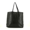 Prada Shopping shopping bag in black burnished leather - 360 thumbnail