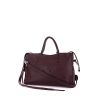 Balenciaga Blackout city handbag in burgundy leather - 00pp thumbnail