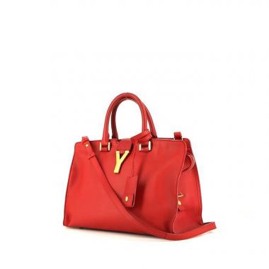 Yves Saint Laurent Pink Calfskin Leather Medium Cabas Chyc Bag