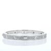 Bracelet Cartier Love pavé en or blanc et diamants, taille 16 - 360 thumbnail