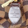 Louis Vuitton  Saleya handbag  in brown damier canvas  and brown leather - Detail D3 thumbnail