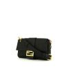 Fendi Baguette shoulder bag in black grained leather - 00pp thumbnail