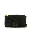 Fendi Baguette shoulder bag in black grained leather - 360 thumbnail