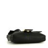 Fendi Baguette shoulder bag in black grained leather - Detail D5 thumbnail