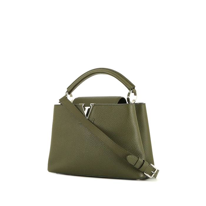 Louis Vuitton bolsa de accesorios múltiples Castaño Cuero ref