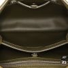Louis Vuitton Capucines BB handbag in khaki grained leather - Detail D3 thumbnail