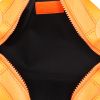 Borsa a tracolla Louis Vuitton Soft Trunk in pelle monogram arancione e pelle arancione - Detail D2 thumbnail