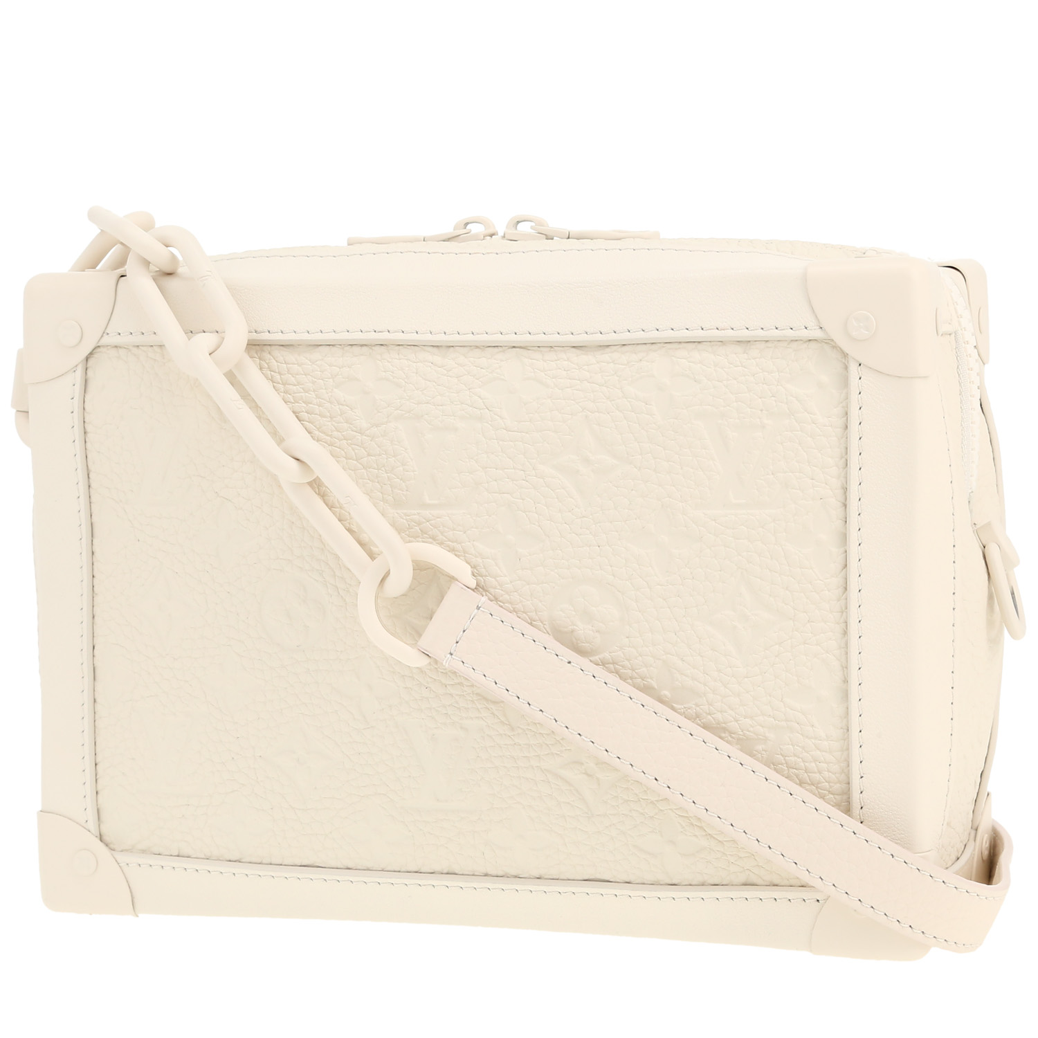 Louis Vuitton Soft Trunk trunk in off-white empreinte monogram leather