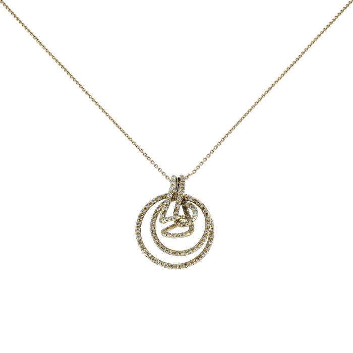 H. Stern Zephyr necklace in yellow gold and diamonds - 00pp