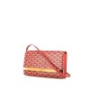 Goyard handbag/clutch in red Goyard canvas and red leather - 00pp thumbnail