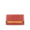 Goyard handbag/clutch in red Goyard canvas and red leather - 360 thumbnail