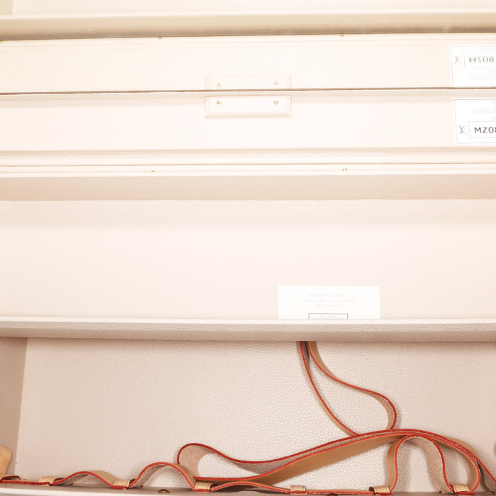 Beauty Louis Vuitton Boîte à Pharmacie in tela monogram marrone e losine - Detail D2