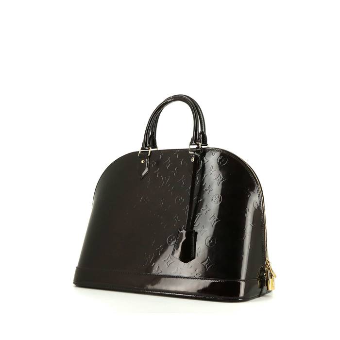 Bolso zurrón Louis Vuitton en tela monogram negra y azafrán y