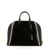 Bolso de mano Louis Vuitton Alma modelo grande en charol Monogram negro - 360 thumbnail