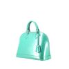 Louis Vuitton  Alma small model  handbag  in green monogram patent leather - 00pp thumbnail