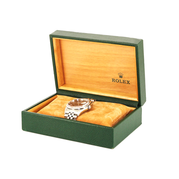 Rolex Datejust watch in stainless steel Ref:  16220 Circa  1998 - Detail D2