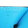 Borsa Hermès Birkin Casaque in pelle Epsom blu indaco e nera - Detail D4 thumbnail