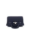 Bolso de mano Hermès  Birkin 30 cm en cuero togo azul oscuro - 360 Front thumbnail