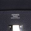 Bolso de mano Hermès  Birkin 30 cm en cuero togo azul oscuro - Detail D3 thumbnail