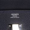 Sac à main Hermes Birkin 30 cm en cuir togo bleu-foncé - Detail D3 thumbnail