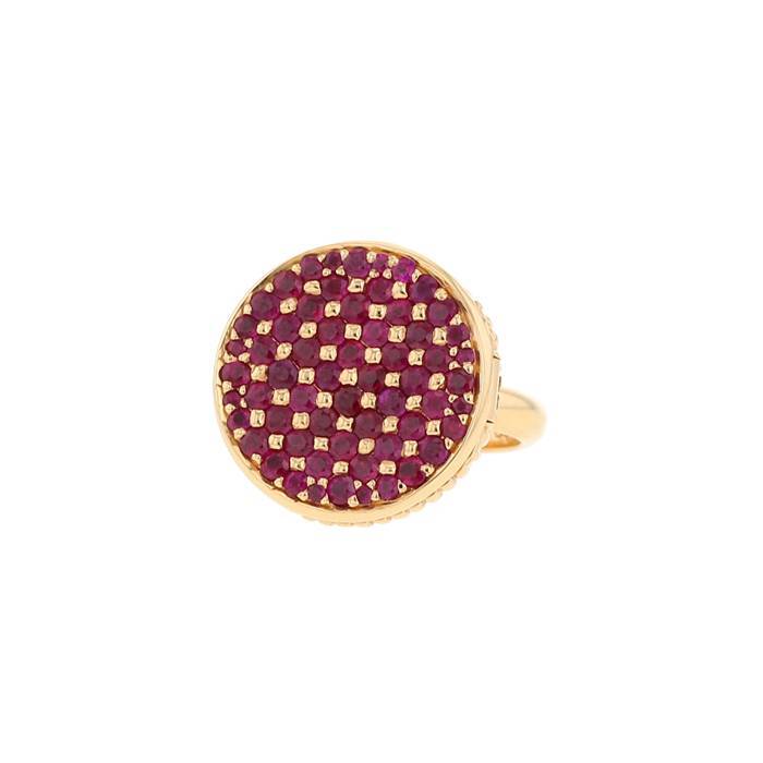 Fred Secret Kate Moss ring in yellow gold and ruby - 00pp