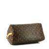 Sac à main Louis Vuitton Speedy 35 en toile monogram marron et cuir naturel - Detail D5 thumbnail