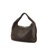 Bottega Veneta Veneta handbag in dark brown intrecciato leather - 00pp thumbnail