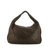 Bottega Veneta Veneta handbag in dark brown intrecciato leather - 360 thumbnail
