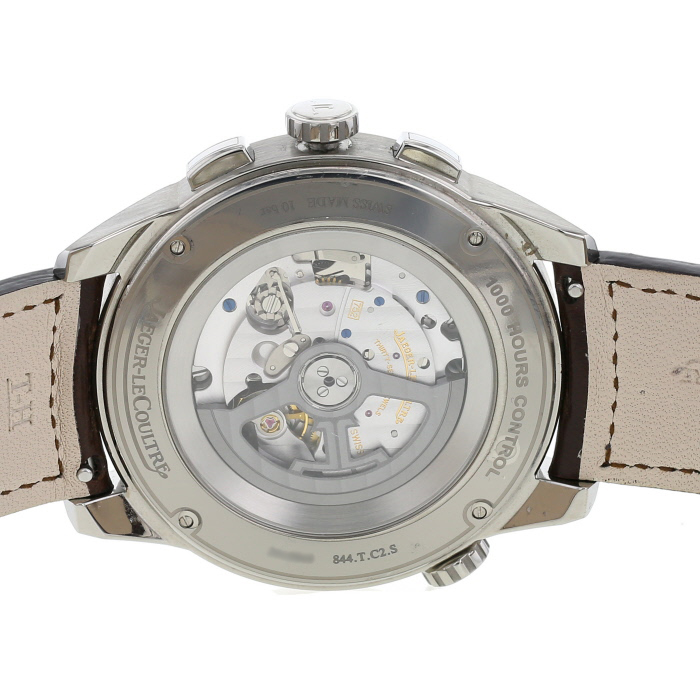 Reloj Jaeger-LeCoultre Polaris Chronograph World Time de titanio Ref :  844.T.C2.S Circa  2019