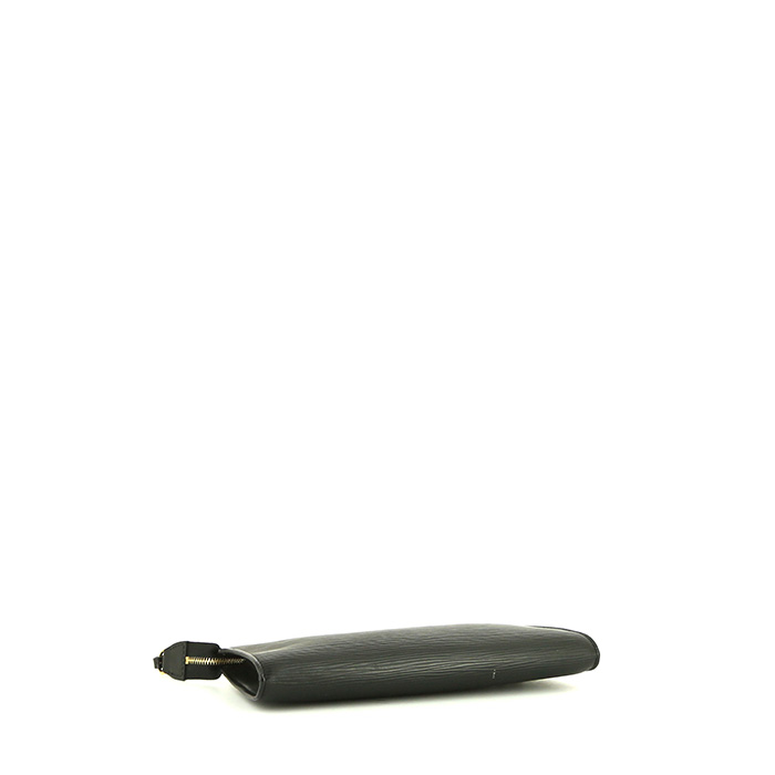 Pochette Louis Vuitton Pochette accessoires in pelle Epi nera - Detail D4