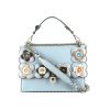 Fendi Kan I large model handbag in blue leather - 360 thumbnail