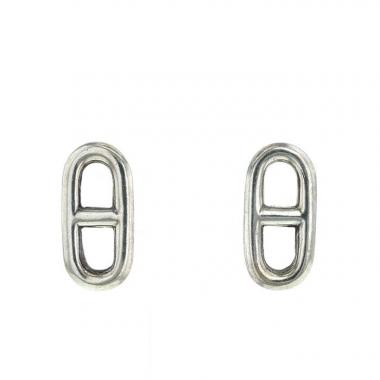 Hermès Chaîne D'ancre small earrings in silver