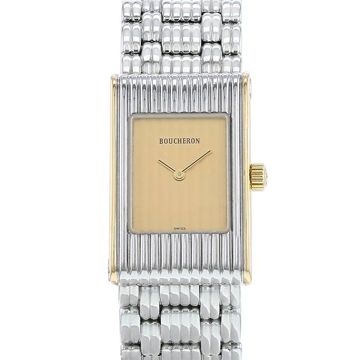 Boucheron Reflet watch in gold and stainless steel Ref:  2486 Circa  2000 - 00pp