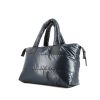 Chanel Coco Cocoon handbag in navy blue canvas - 00pp thumbnail