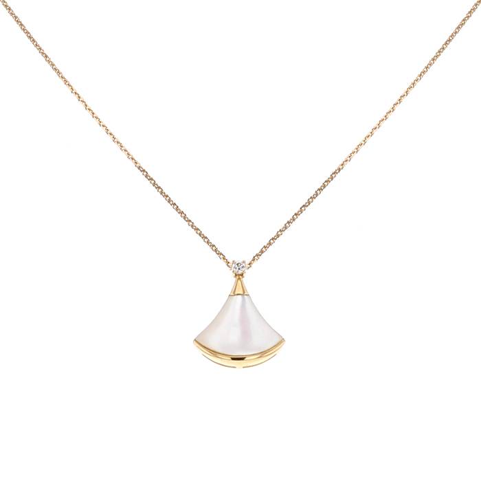 Louis Vuitton rose gold and mother-of-pearl Love pendant