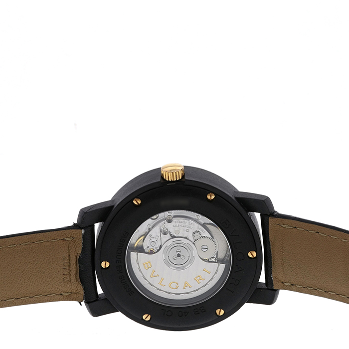 Orologio Bulgari Carbongold in  carbonio Ref :  BB40CL Circa  2017 - Detail D2