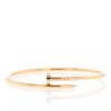 Cartier Juste un clou small model bracelet in pink gold, size 17 - 360 thumbnail