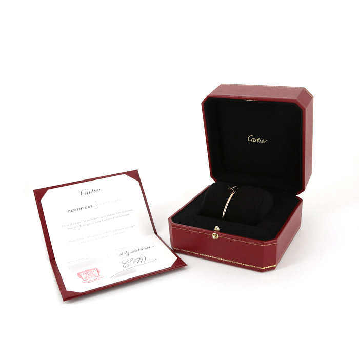 Cartier Juste un clou small model bracelet in pink gold, size 17 - Detail D2