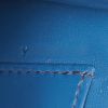 Hermès Kelly 20 cm handbag in blue Mysore leather - Detail D5 thumbnail