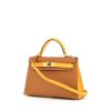 Hermès Kelly 20 cm handbag in gold and Jaune d'Or epsom leather - 00pp thumbnail