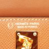 Hermès Kelly 20 cm handbag in gold and Jaune d'Or epsom leather - Detail D4 thumbnail