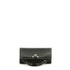 Hermes Kelly 25 cm handbag in black epsom leather - 360 Front thumbnail