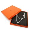 Hermes Farandole long necklace in silver - Detail D2 thumbnail