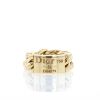 Flexible Dior Gourmette large model ring in yellow gold - 360 thumbnail