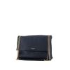 Lanvin Sugar handbag in dark blue leather - 00pp thumbnail