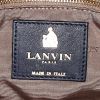 Lanvin Sugar handbag in dark blue leather - Detail D3 thumbnail