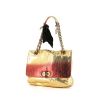 Lanvin Happy handbag in gold and pink python - 00pp thumbnail