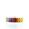 Anello H. Stern Rainbow in oro giallo e pietre colorate - 360 thumbnail