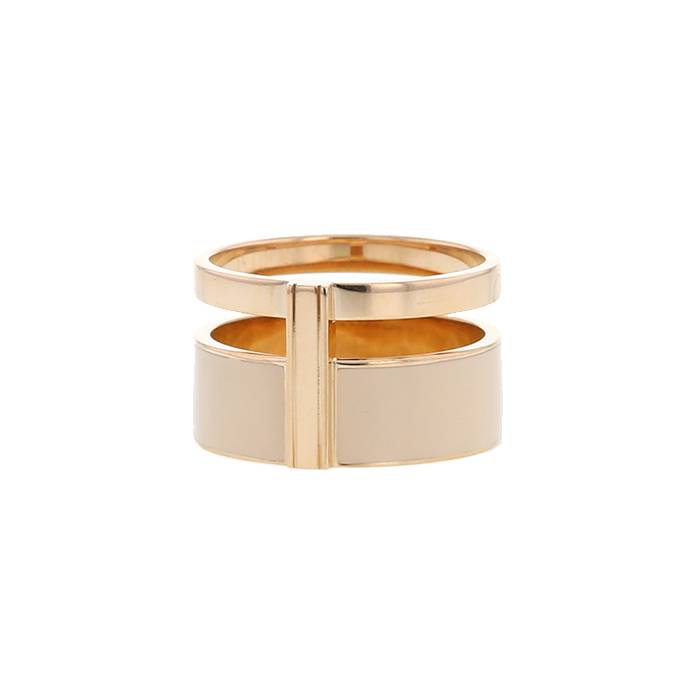 Repossi Berbère ring in pink gold and lacquer - 00pp